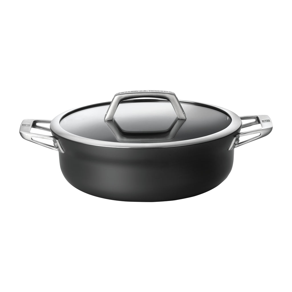 4-Quart Aluminum Hard Anodized Chef's Pan Nonstick