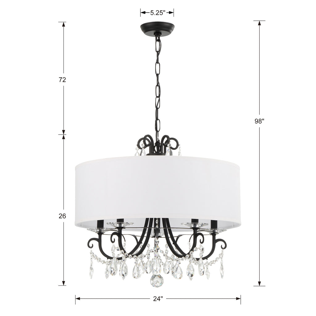 Othello 5 Light Chandelier