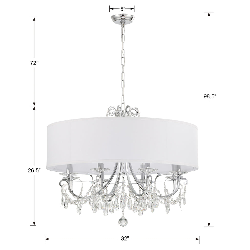 Othello 8 Light Chandelier