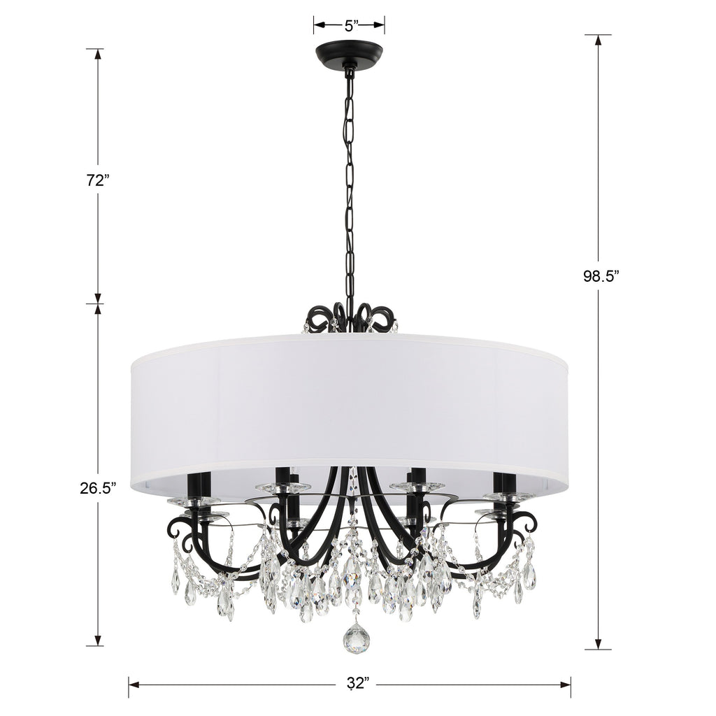 Othello 8 Light Chandelier