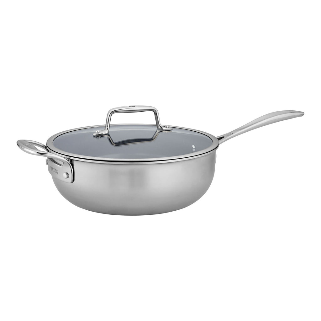 10-inch, Non-stick, Stainless Steel Ceramic Perfect Pan