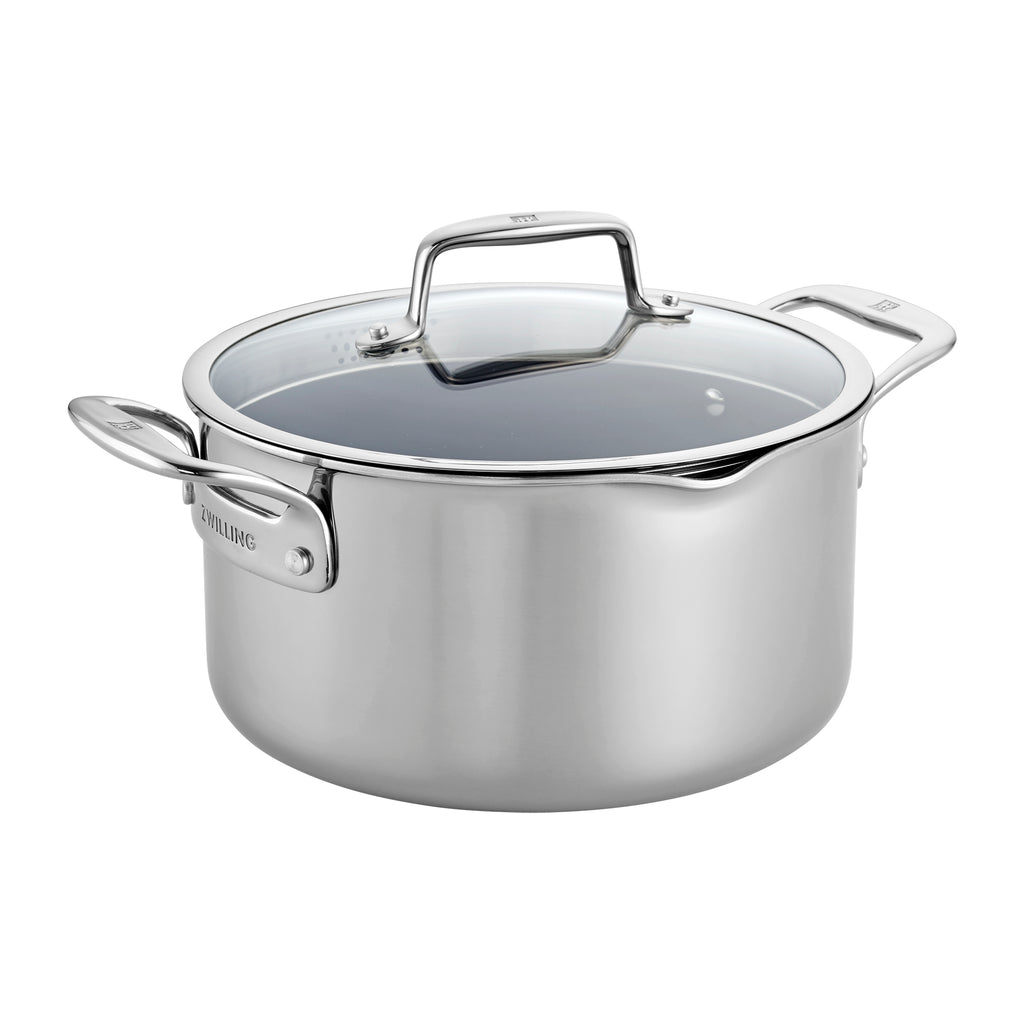 6-Quart Stainless Steel Ceramic Nonstick Dutch Oven