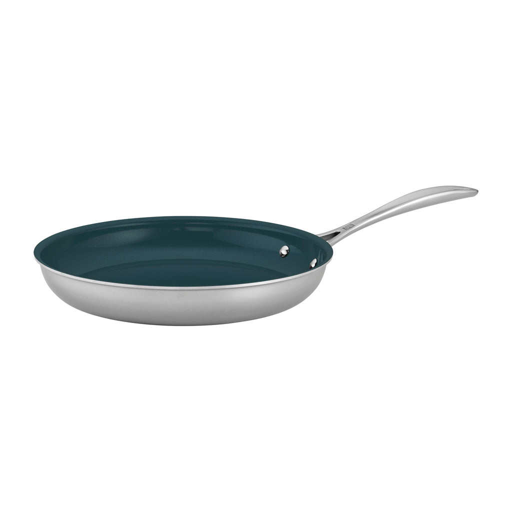 10" Stainless Steel Ceramic Nonstick Fry Pan