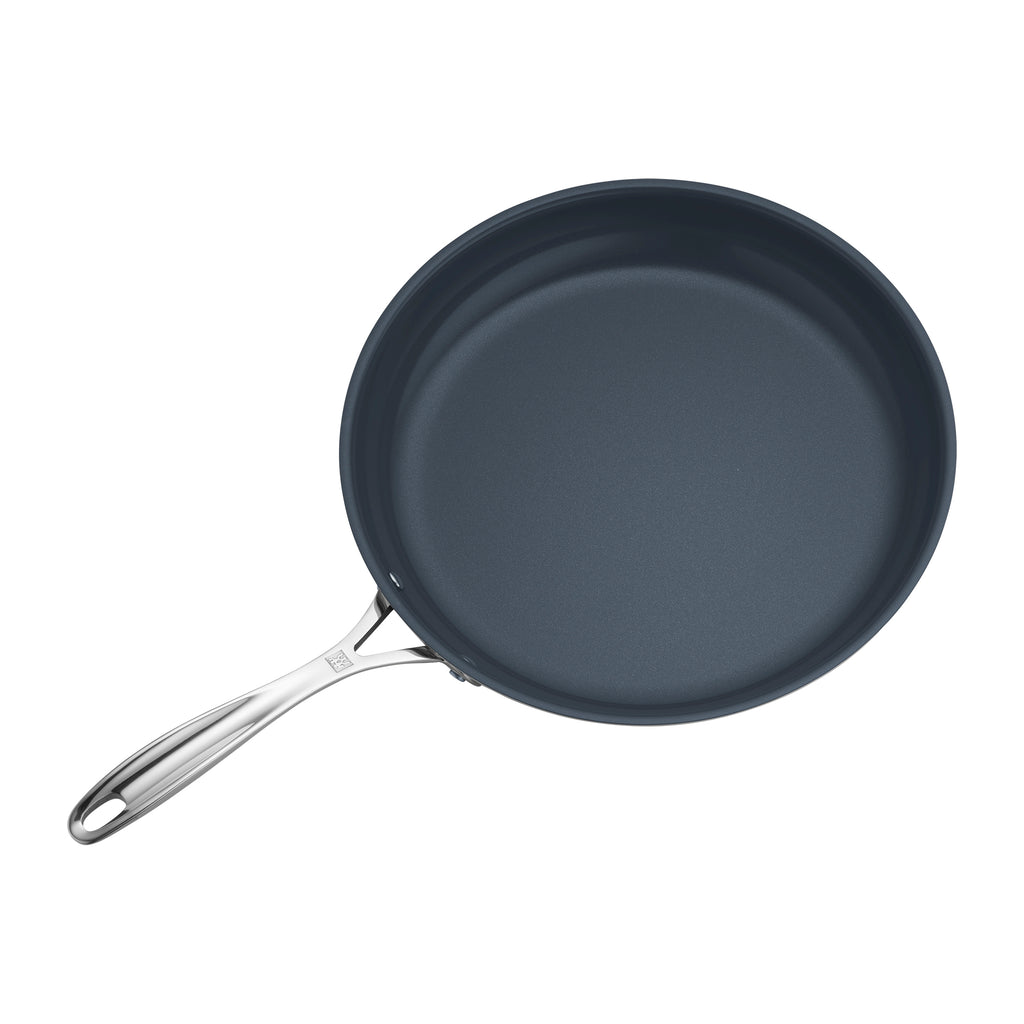 12" Stainless Steel Ceramic Nonstick Fry Pan