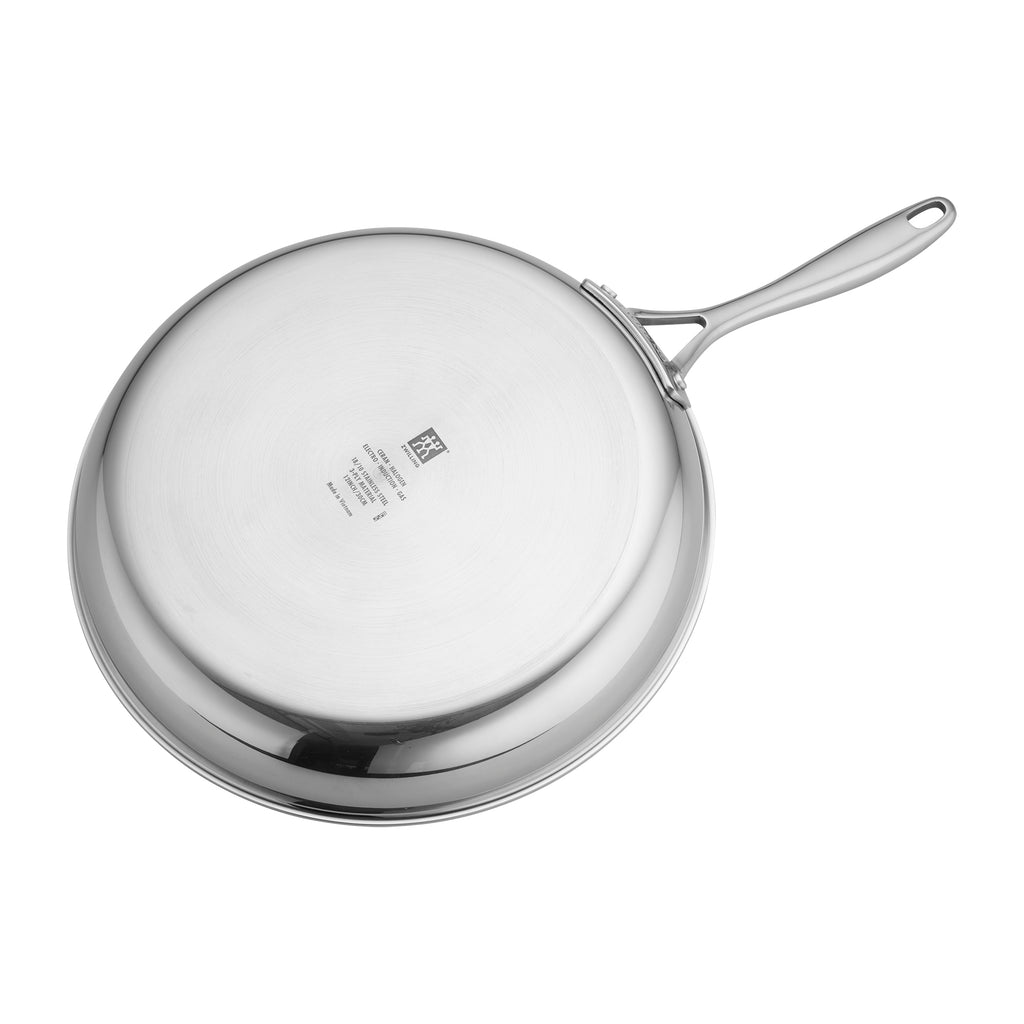 12" Stainless Steel Ceramic Nonstick Fry Pan