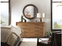 Bedroom Big Sky Round Accent Mirror