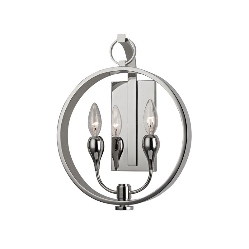Dresden Wall Sconce - Polished Nickel