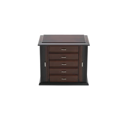 Diva Jewelry Chest Dark Mahogany