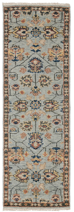 Carrington Traditional Oriental Gray Gold Red Area Rug (2' x 3')