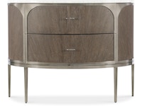 Modern Mood Two Drawer Nightstand, Mink Finish