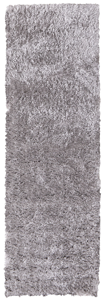 Darian Modern Solid Silver Gray Area Rug (2'6" x 8')