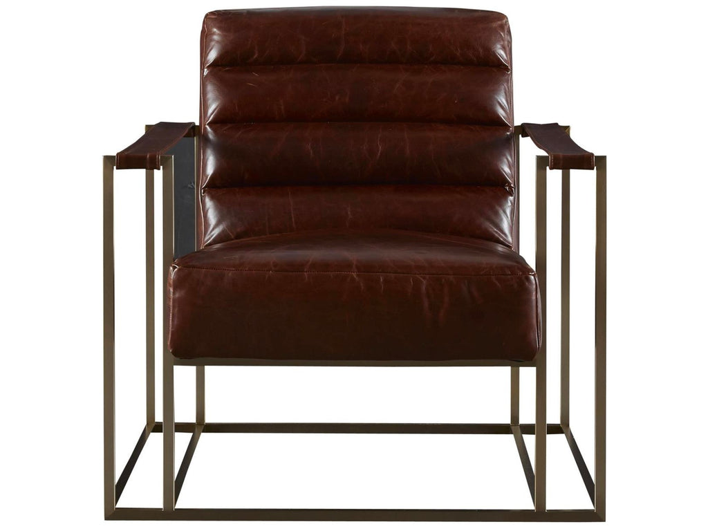 Jensen Accent Chair - Brown Leather