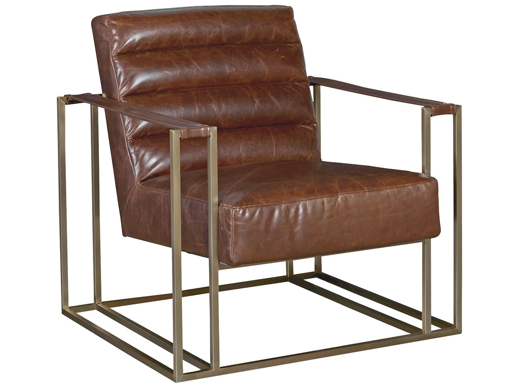 Jensen Accent Chair - Brown Leather