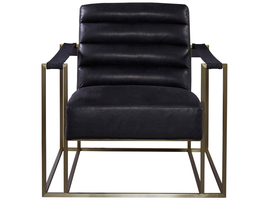 Jensen Accent Chair - Black Leather