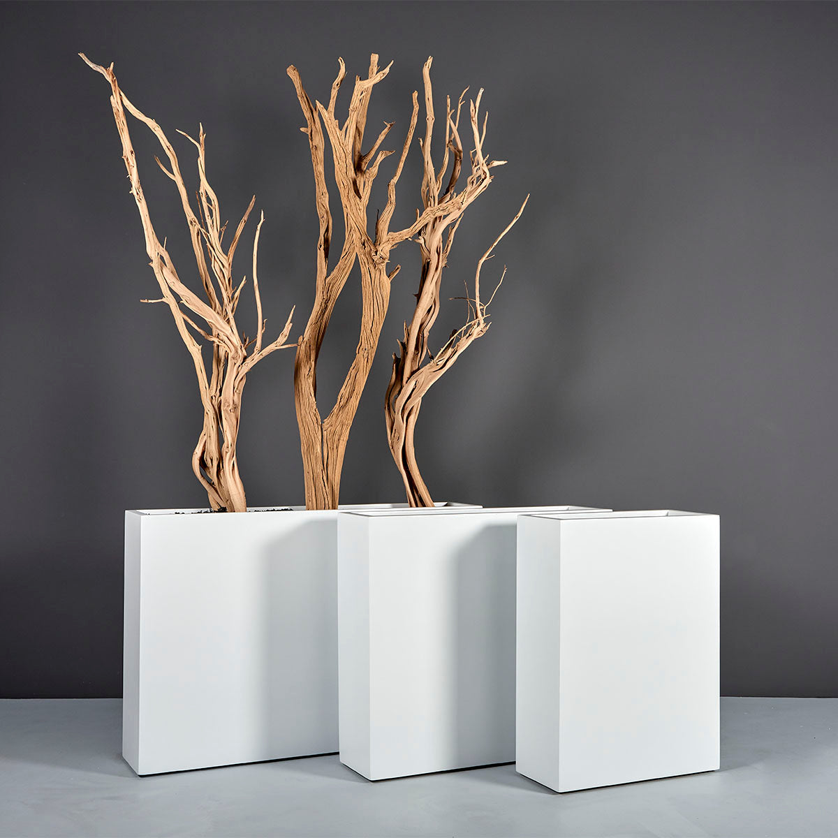 narrow planter pots Amesbury Narrow Rectangular Planter