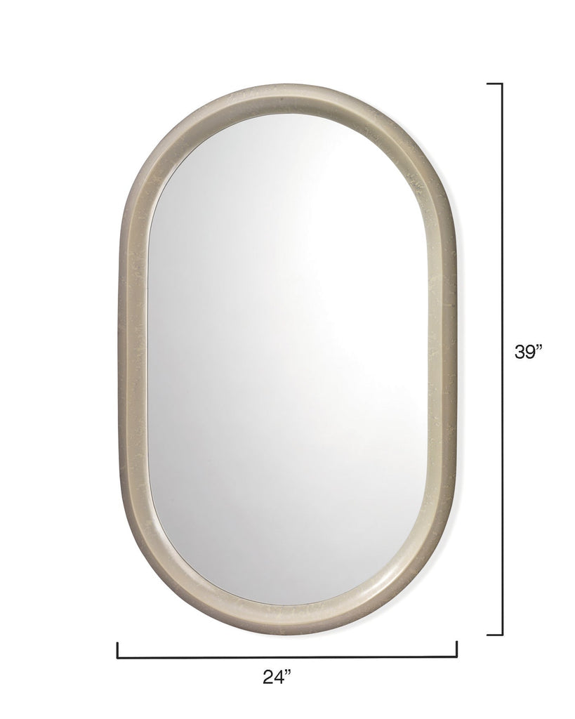 Altitude Oval Mirror-Grey