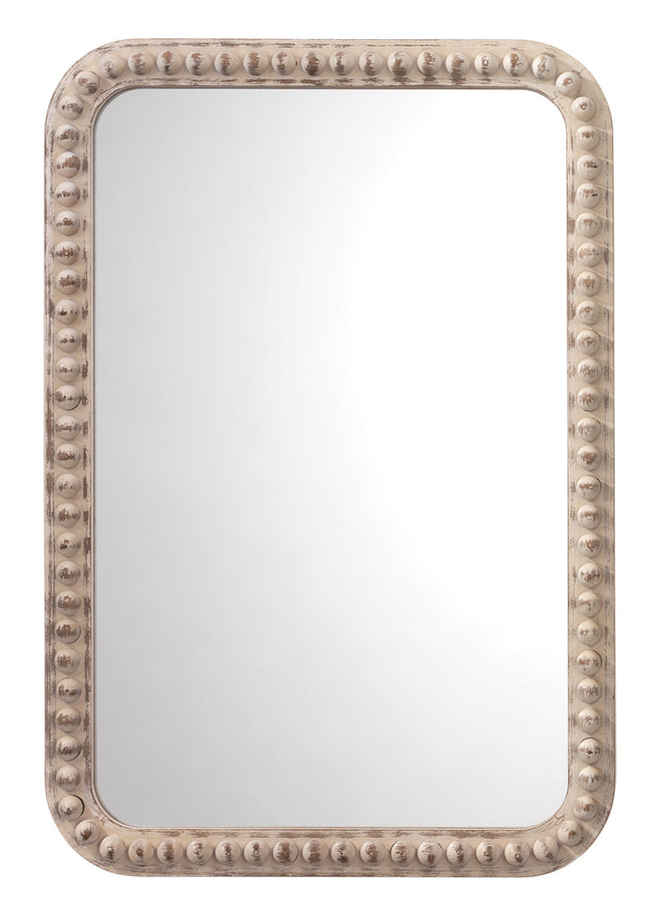 Rectangle Audrey Mirror-White Washed