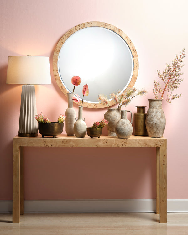 Chandler Round Mirror - Hang wire is not included