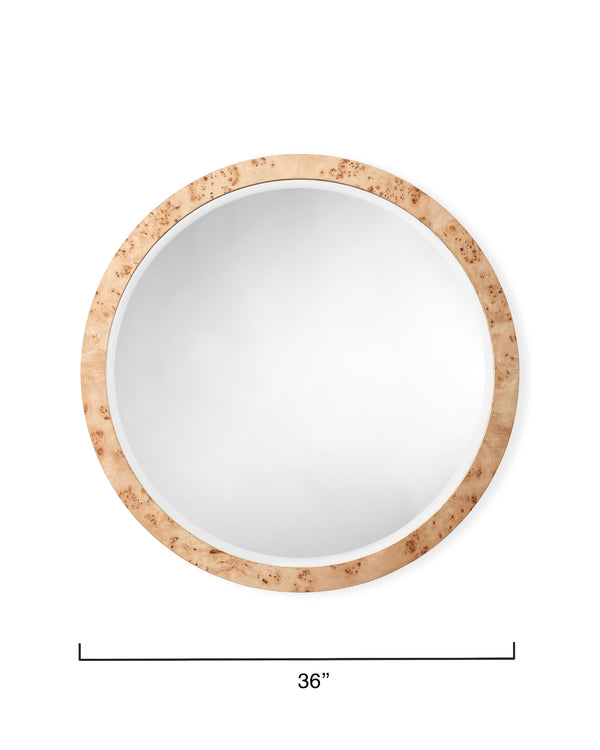 Chandler Round Mirror - Hang wire is not included