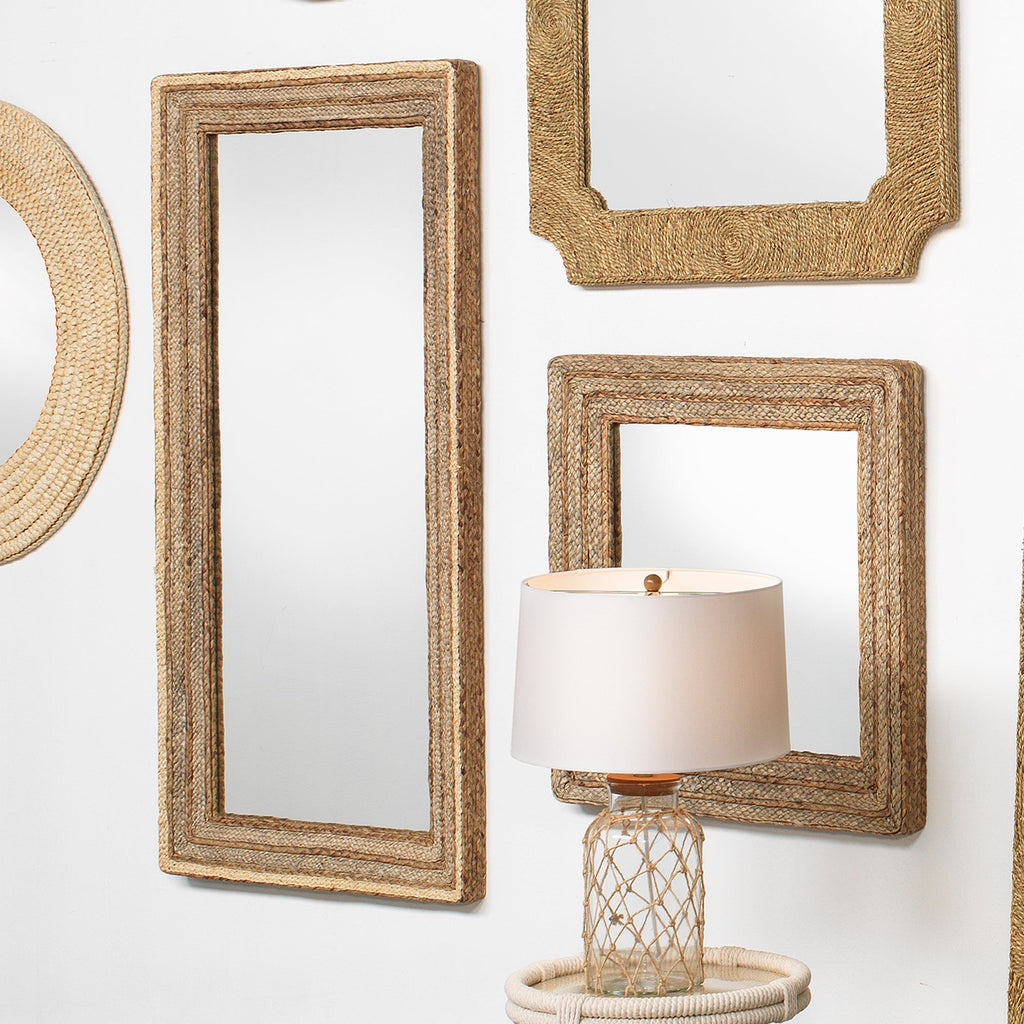 Evergreen Rectangle Mirror-Natural