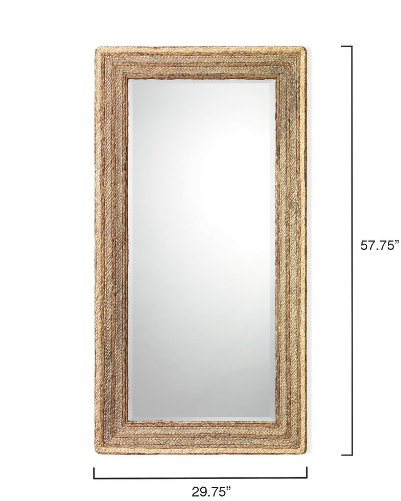 Evergreen Rectangle Mirror-Natural