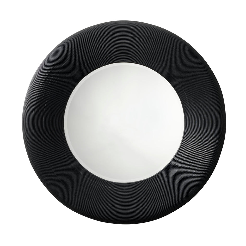 Paddock Bamboo Round Wall Mirror