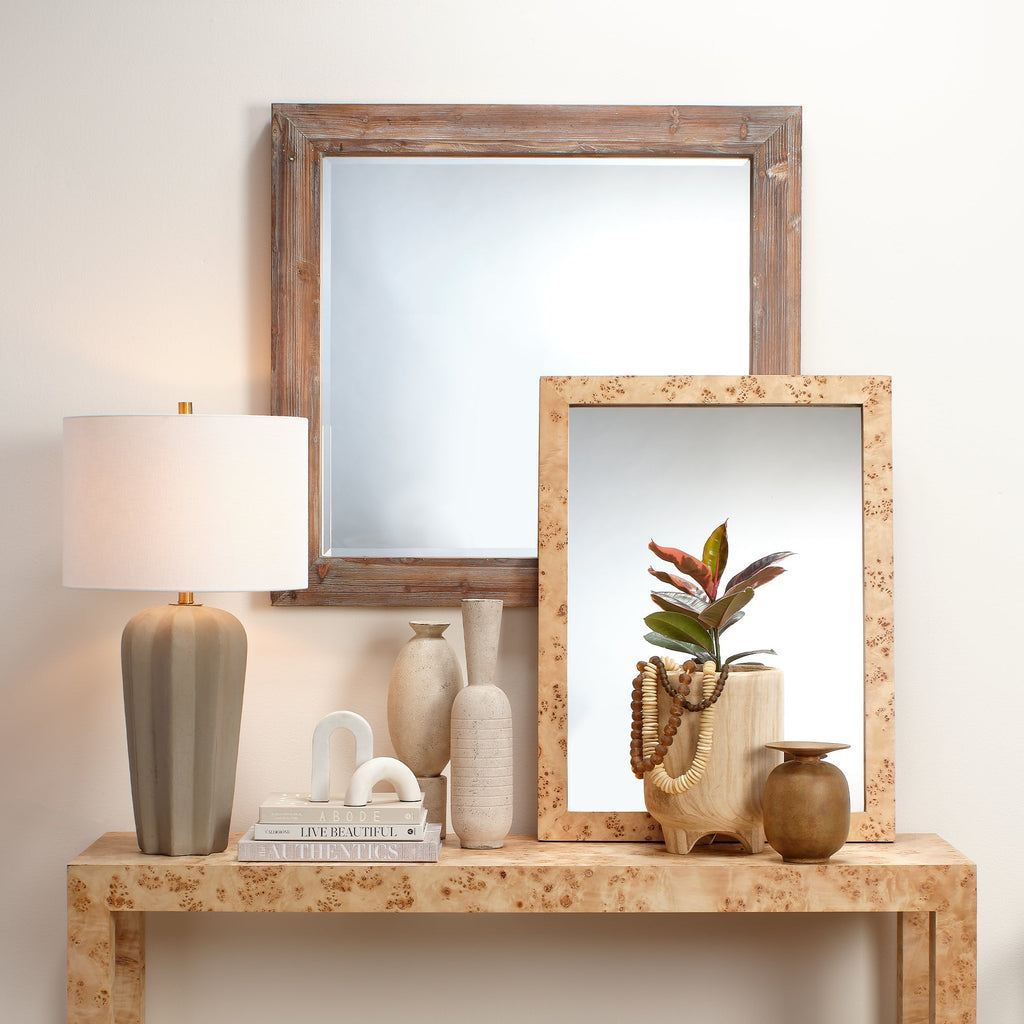 Reclaimed Rectangle Mirror-Grey