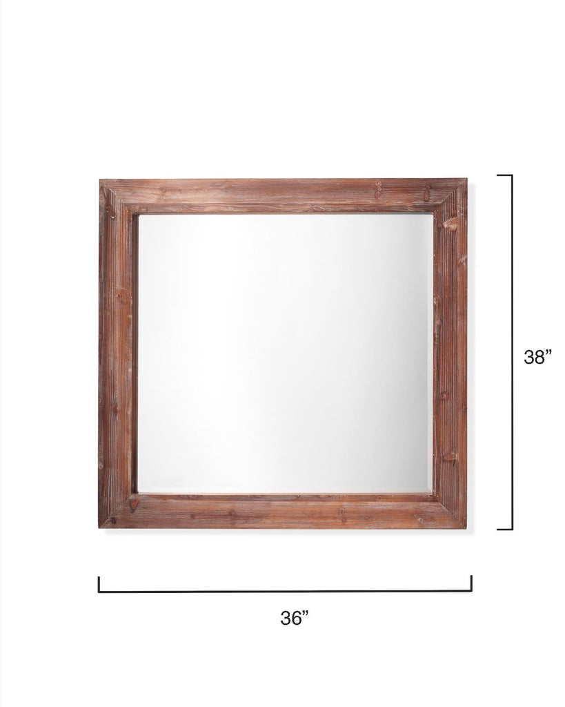 Reclaimed Rectangle Mirror-Grey