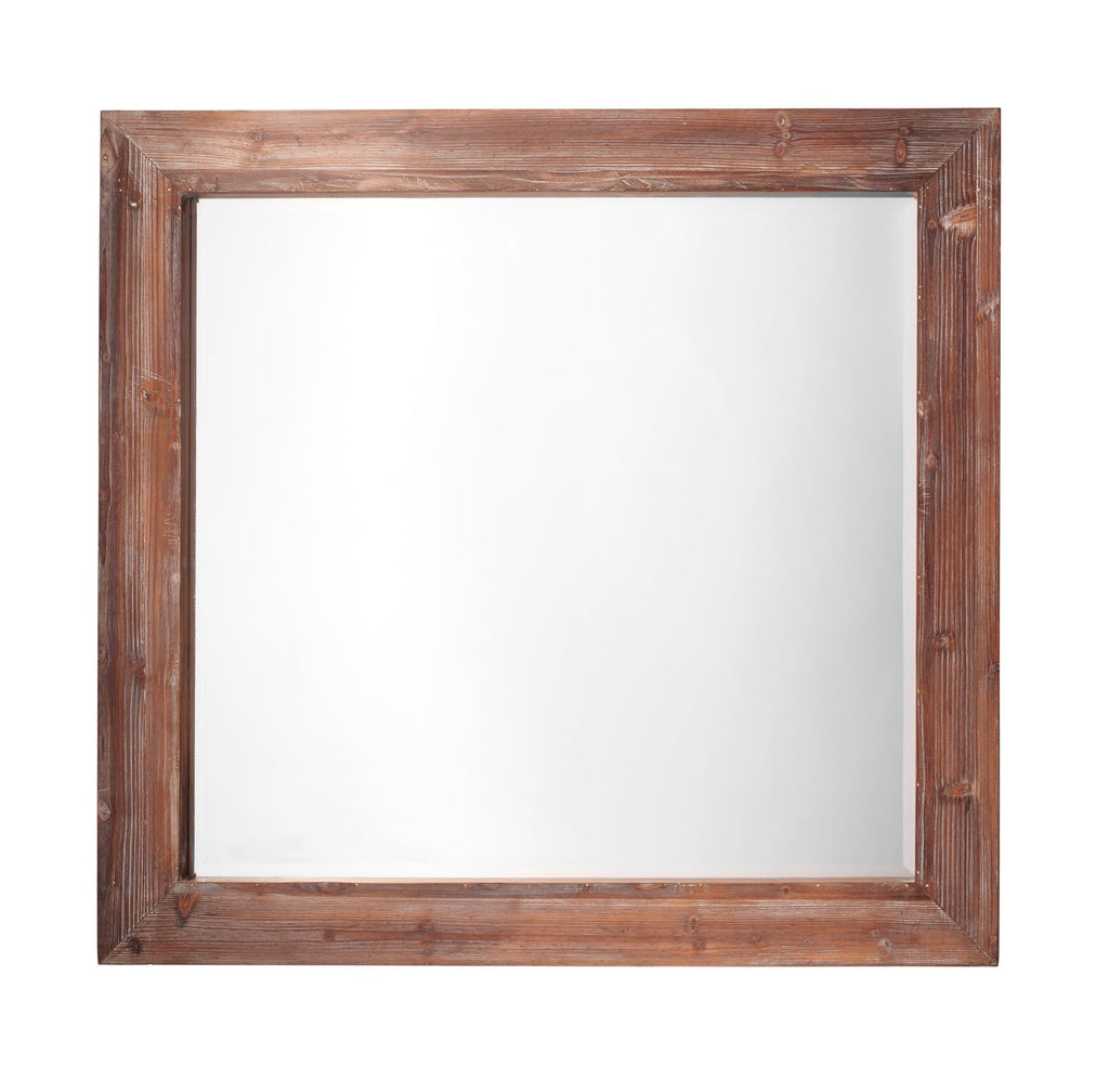 Reclaimed Rectangle Mirror-Grey