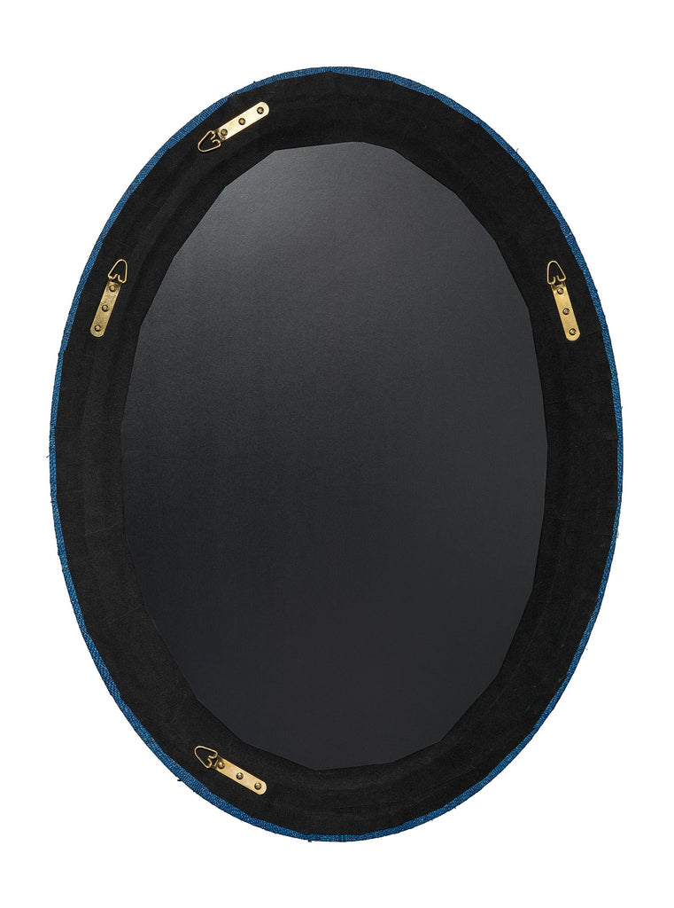 Valley Raffia Oval Wall Mirror