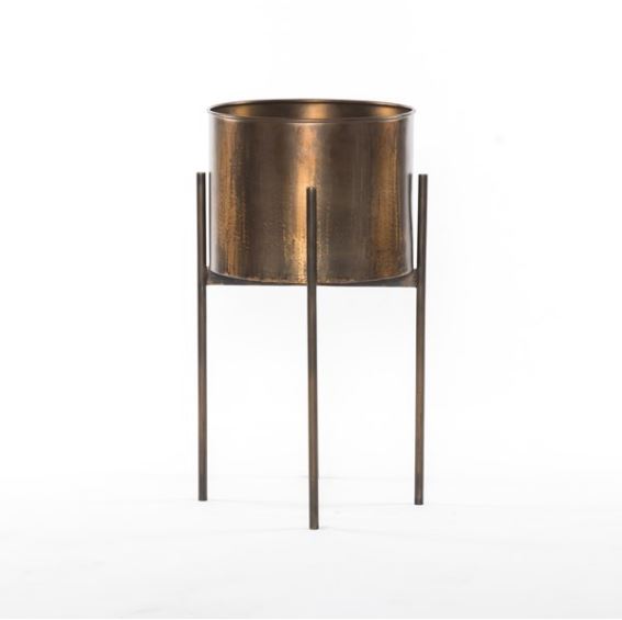 Jed Planter-Weathered Brass
