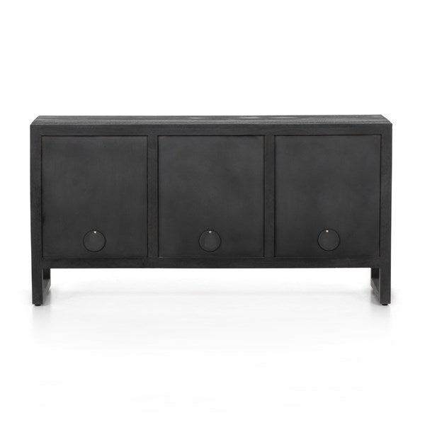Lorne Media Console-Dark Reeded Totem