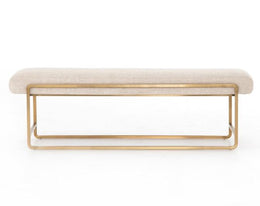 Sled Bench-Thames Cream