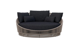 Palma, Day Bed Lounge - Charcoal with Midnight Cushion