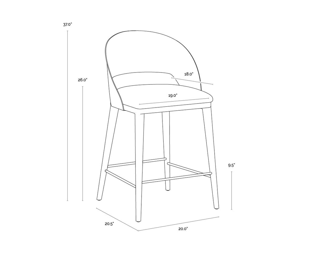 Dezirae Counter Stool