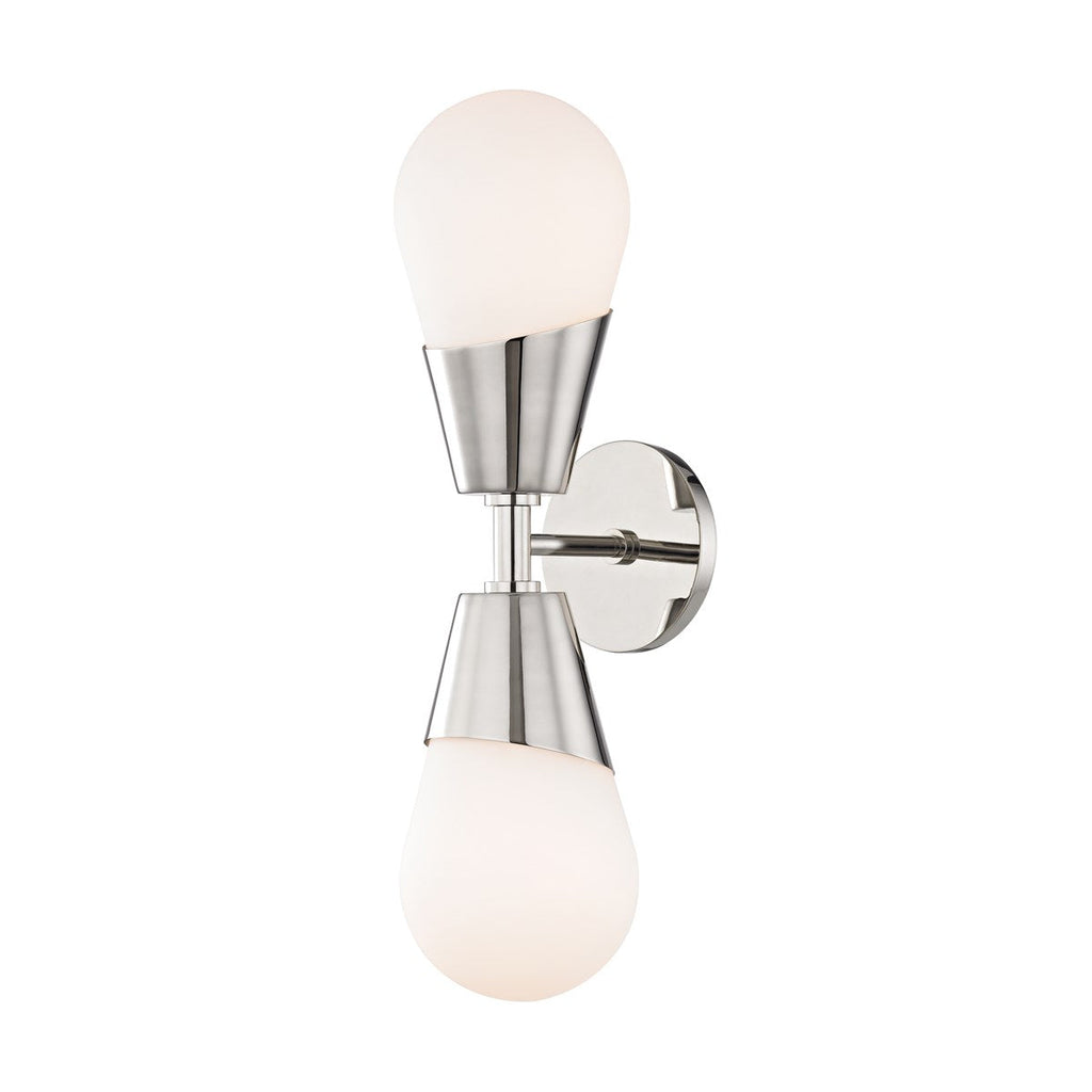 Cora Wall Sconce 19" - Polished Nickel