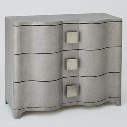 Toile Linen Chest, Grey