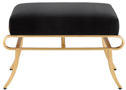 Claude Ebony Ottoman