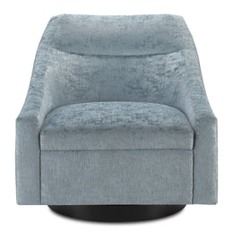 Pryce Cerulean Swivel Chair