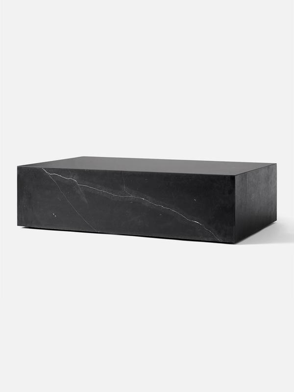 Plinth Low, Black Marble