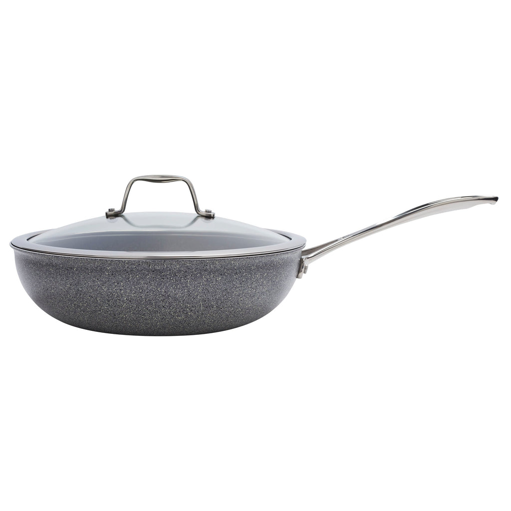 11" Aluminum Nonstick Perfect Pan With Lid