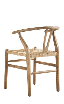 Broomstick Chair, Oak and Woven Seagrass