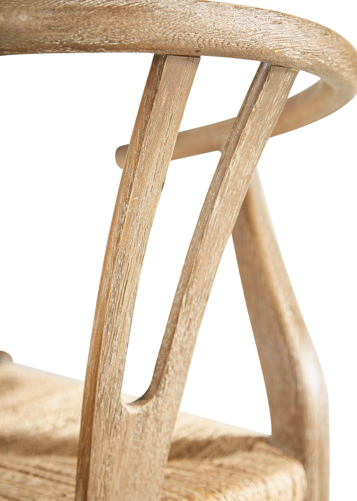 Broomstick Chair, Oak and Woven Seagrass