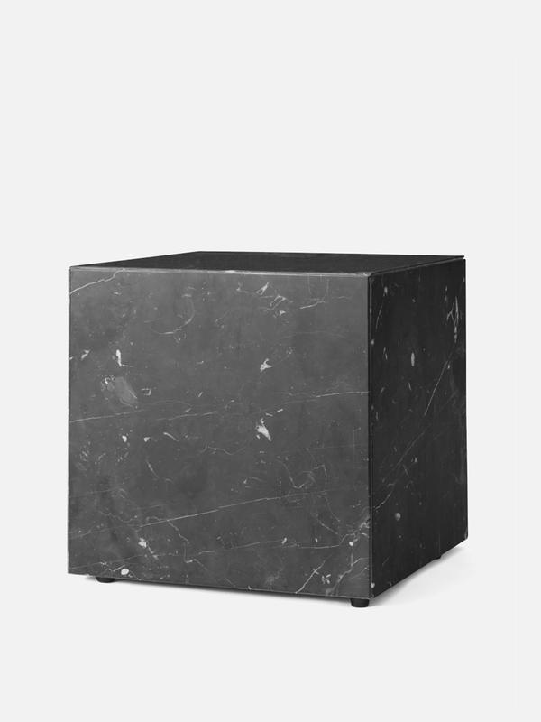 Plinth Cubic, Black Marble