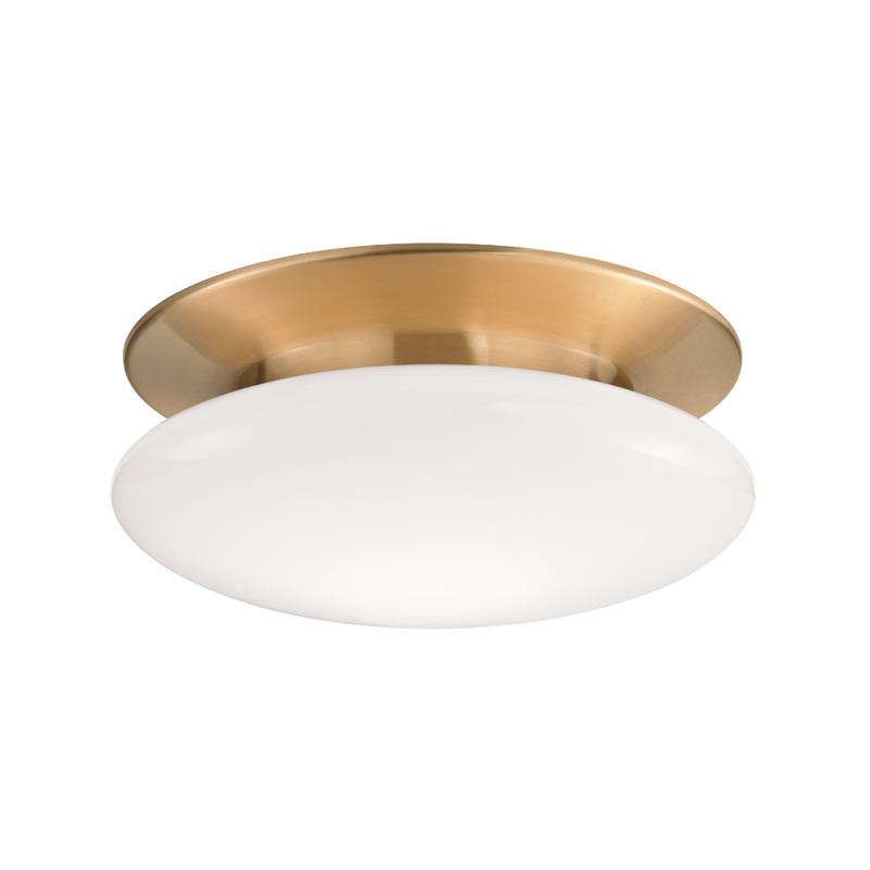 Irvington Flush Mount 5" - Satin Brass