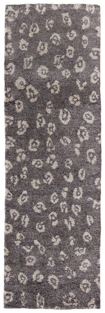 Seneca Transitional Animal Print Brown Tan Area Rug (2'6" x 8')