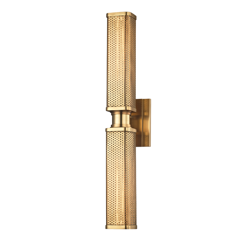 Gibbs Wall Sconce 22" - Aged Brass