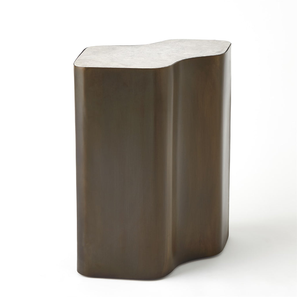 Organic Nesting Table - Gunmetal, Grey Marble