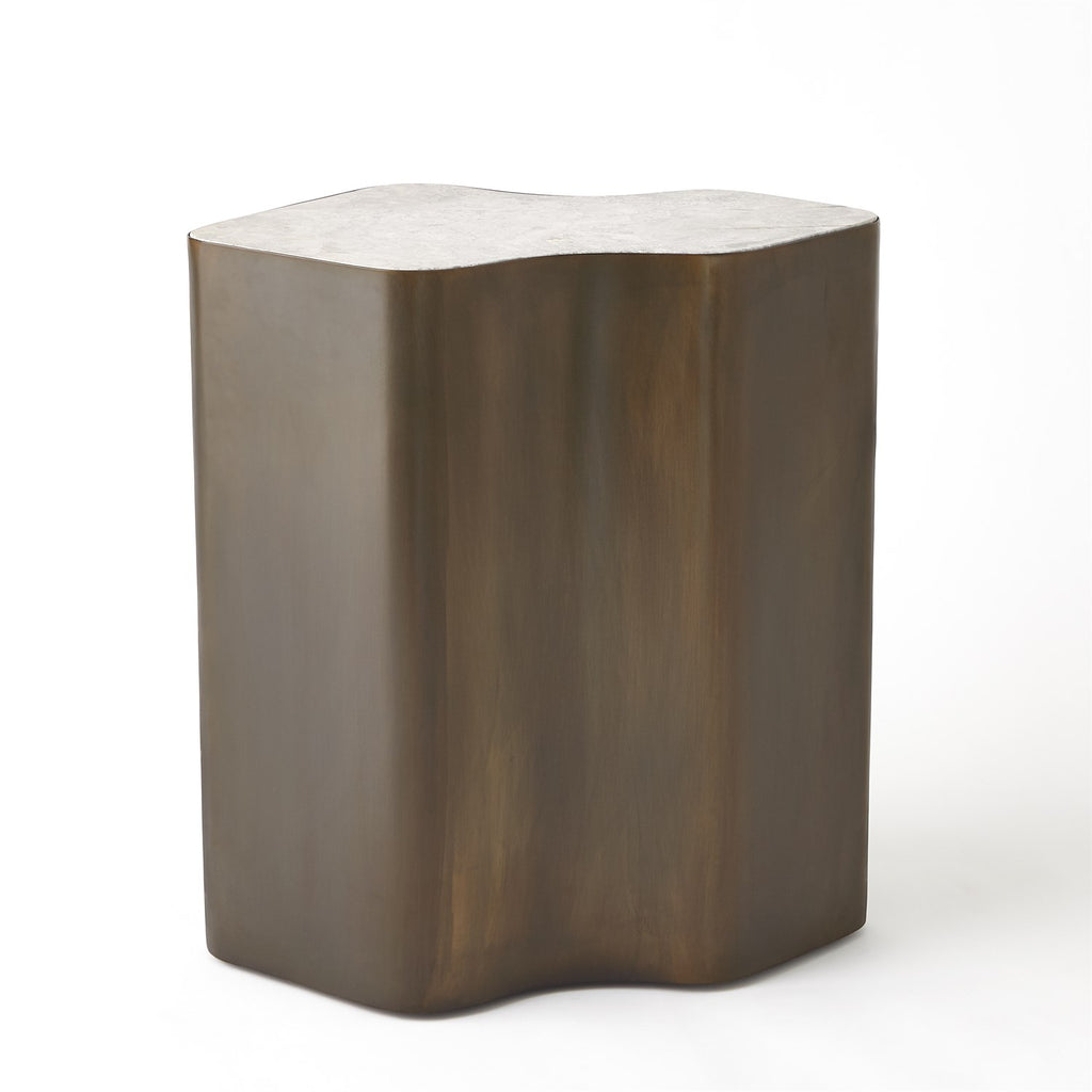 Organic Nesting Table - Gunmetal, Grey Marble