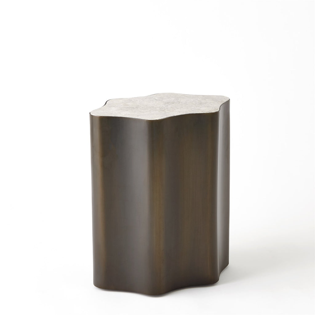 Organic Nesting Table - Gunmetal, Grey Marble